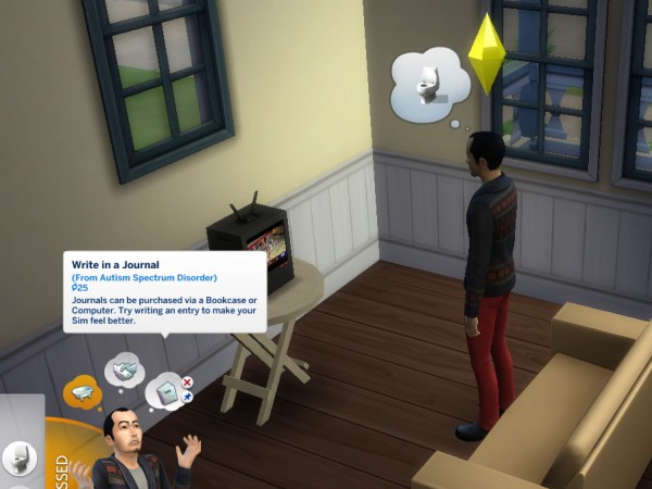  Mod The Sims: Autism Spectrum Disorder Trait  by piebaldfawn