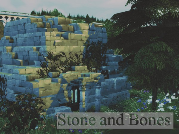  The Sims Resource: Stone and Bones No cc by Shar Kim