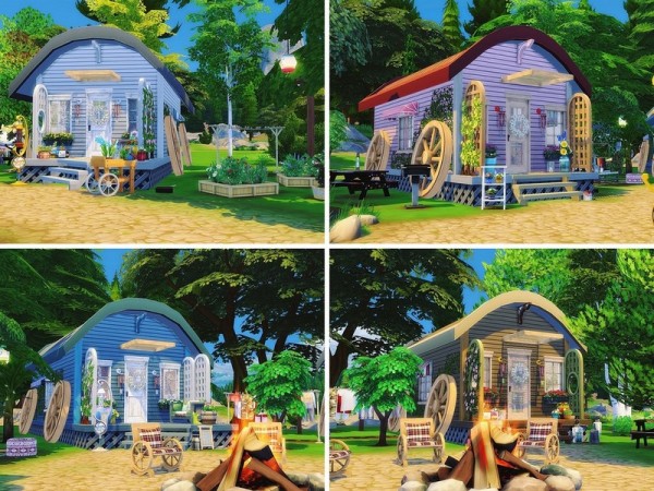  The Sims Resource: Bohemian Dream house by MychQQQ