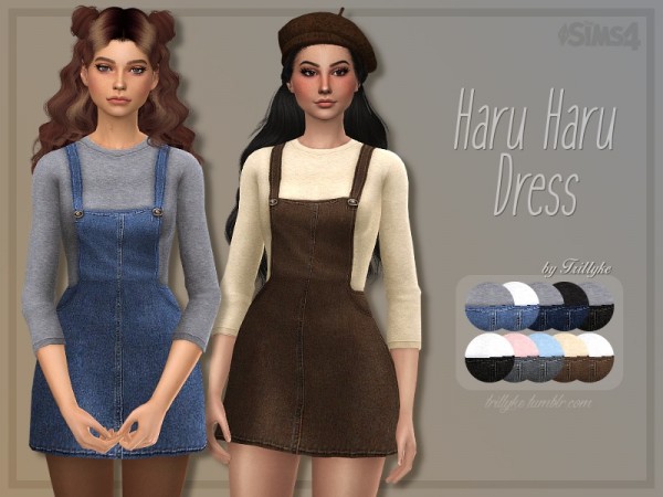  The Sims Resource: Haru Haru Dress by Trillyke