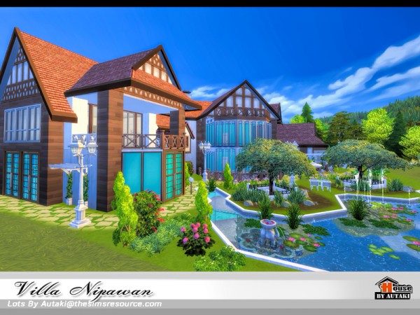  The Sims Resource: Villa Nipawan NoCC by Autaki