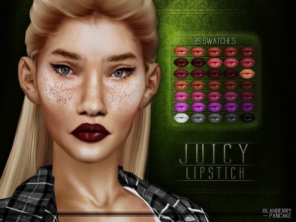  The Sims Resource: Juicy Lipstick by Blahberry Pancake