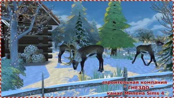  Sims 3 by Mulena: The house of Santa Claus