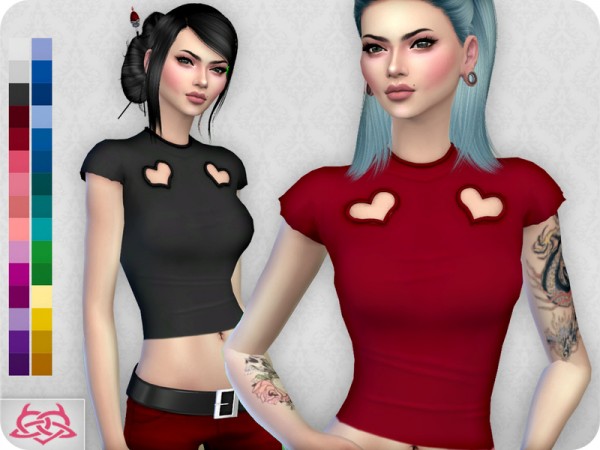  The Sims Resource: My love t shirt by Colores Urbanos
