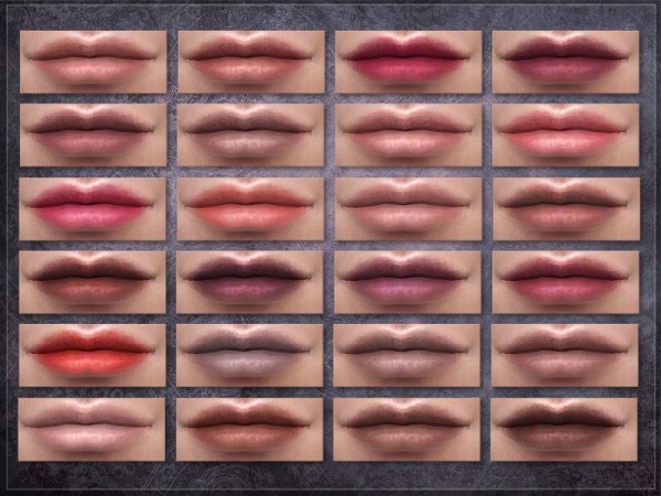 The Sims Resource: Mechanism Lipstick by RemusSirion