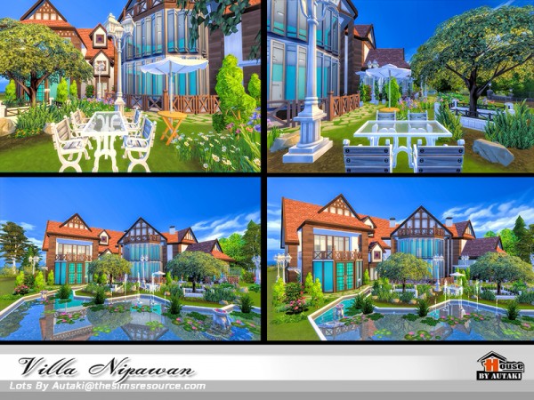  The Sims Resource: Villa Nipawan NoCC by Autaki