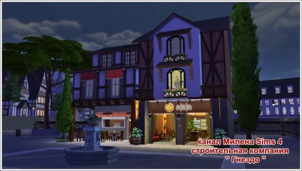  Sims 3 by Mulena: Eden restaurant