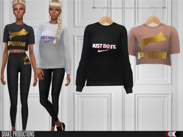  The Sims Resource: Top and pants 99 Set by ShakeProductions