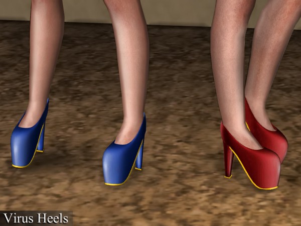  The Sims Resource: Virus Heels by Genius666