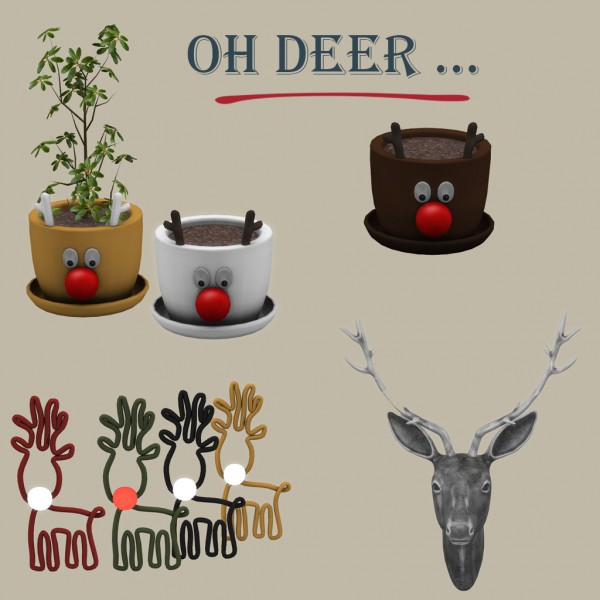  Leo 4 Sims: Oh deer decor