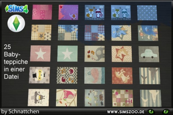  Blackys Sims 4 Zoo: Kids rug 1 by Schnattchen