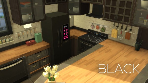  Mod The Sims: H&B Portal   Expensive Refrigerator by littledica
