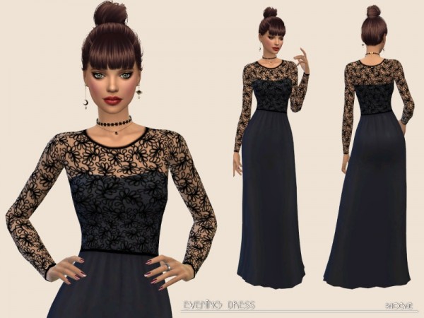  The Sims Resource: Evening Dress by Paogae