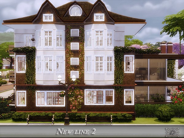  The Sims Resource: New line 2 house by Danuta720