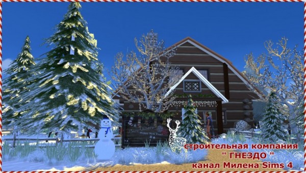  Sims 3 by Mulena: The house of Santa Claus