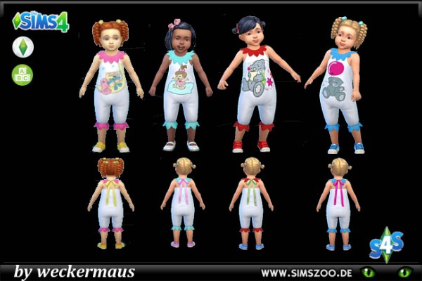 Blackys Sims 4 Zoo: Toddler Outfit by weckermaus