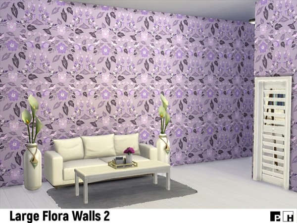  The Sims Resource: Large Flora Walls 2 by Pinkfizzzzz