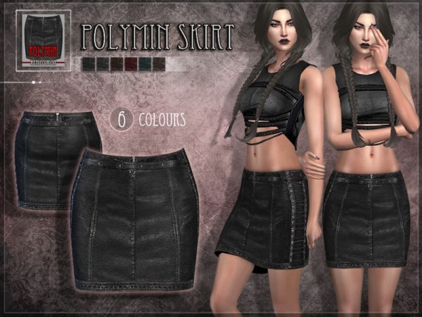  The Sims Resource: Polymin skirt by RemusSirion