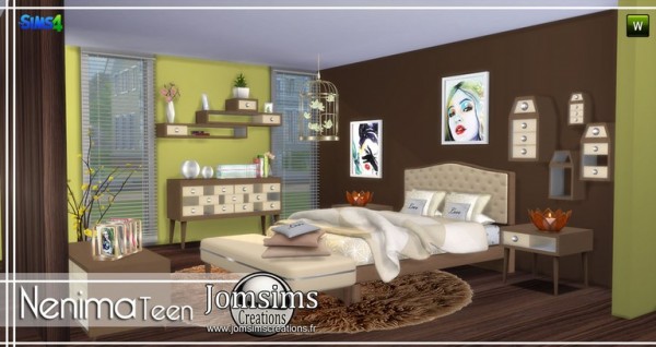  Jom Sims Creations: Nenima bedroom