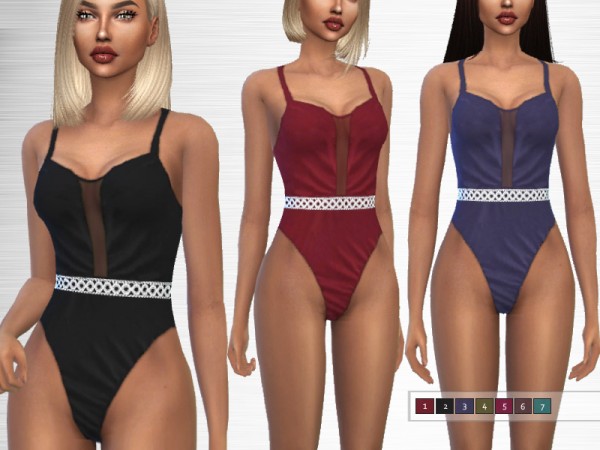  The Sims Resource: Elegant Swimsuit by Puresim