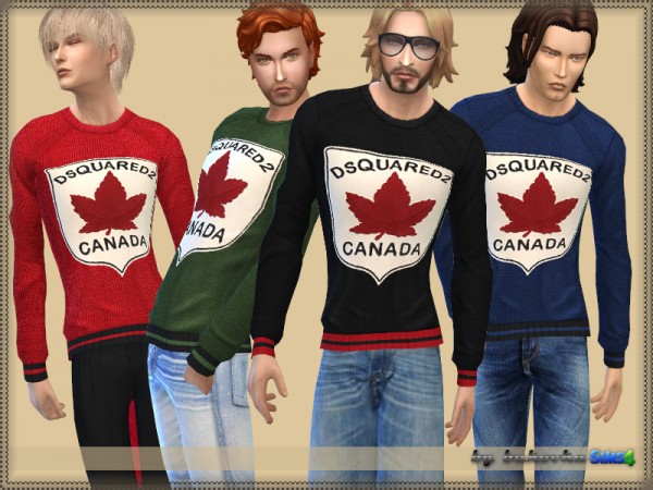  The Sims Resource: Sweater Dsquared 2 top by bukovka