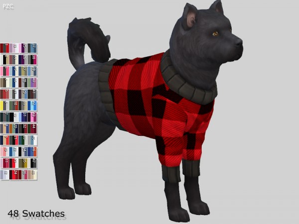  The Sims Resource: Large Dog Sweaters Collection by Pinkzombiecupcakes