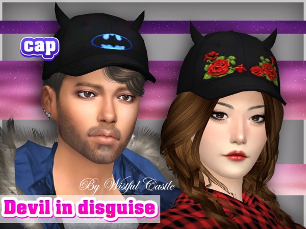  The Sims Resource: Devil in disguise   cap by WistfulCastle