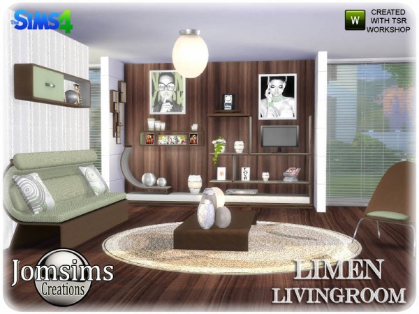  The Sims Resource: Limen Livingroom by jomsims