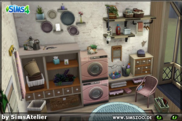  Blackys Sims 4 Zoo: Small laundry by SimsAtelier
