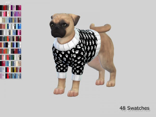  The Sims Resource: Burberry Small Dog Sweaters Collection by Pinkzombiecupcakes