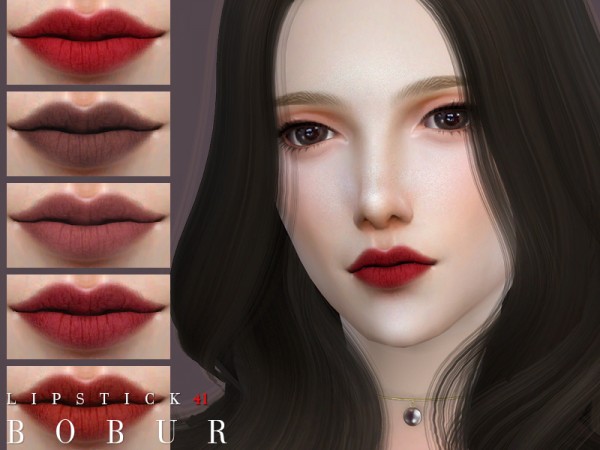  The Sims Resource: Lipstick 41 by Bobur