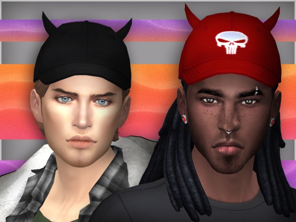 The Sims Resource: Devil in disguise - cap by WistfulCastle • Sims 4 ...