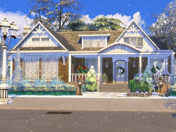  The Sims Resource: Winter Bungalow by MychQQQ