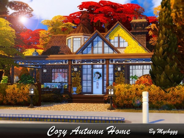  The Sims Resource: Cozy Autumn Home by MychQQQ