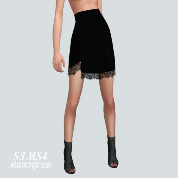  SIMS4 Marigold: Lace Mini Skirt