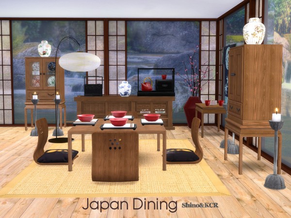 The Sims Resource: Japan Dining by ShinoKCR