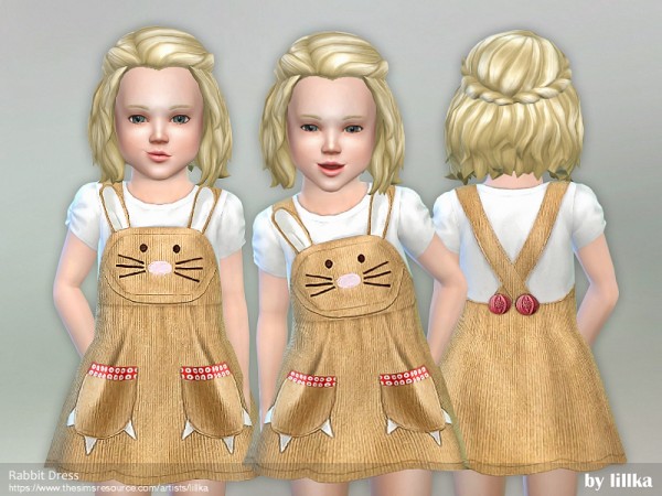  The Sims Resource: Rabbit Dress by lillka