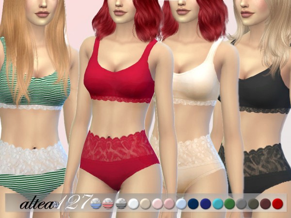  The Sims Resource: Colored sleepwear by altea127