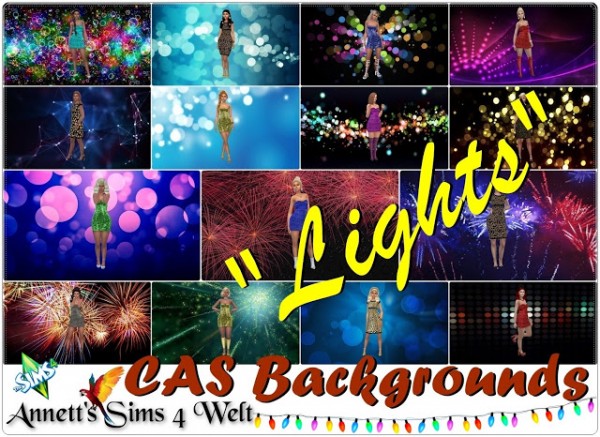  Annett`s Sims 4 Welt: CAS Backgrounds Lights