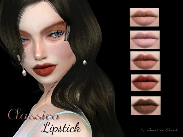  The Sims Resource: Classico Lipstick by Baarbiie GiirL