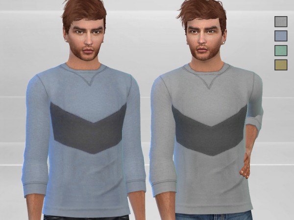  The Sims Resource: Casual Sweatshirt by Puresim