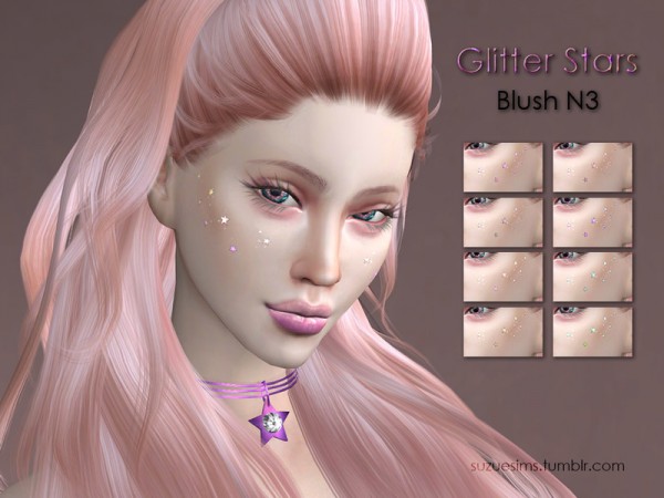  The Sims Resource: Glitter Stars Blush N3 by Suzue