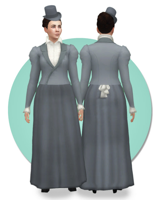  History Lovers Sims Blog: Gone to riding outfit