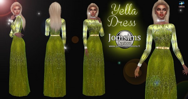 Jom Sims Creations: Yella dress