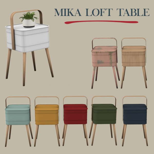  Leo 4 Sims: Mika loft table