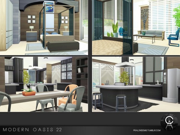  The Sims Resource: Modern Oasis 22 by Pralinesims
