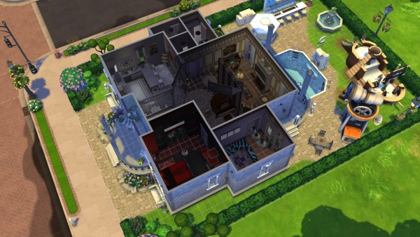  Mod The Sims: Blueprint Dream House NOCC by OxanaKSims