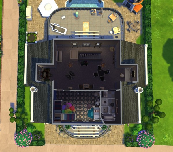  Mod The Sims: Blueprint Dream House NOCC by OxanaKSims