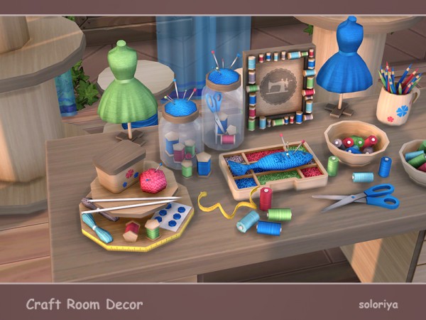  The Sims Resource: Craft Room Decor by soloriya
