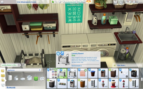  Mod The Sims: Functional Parenthood Hamper by Athena Apollos